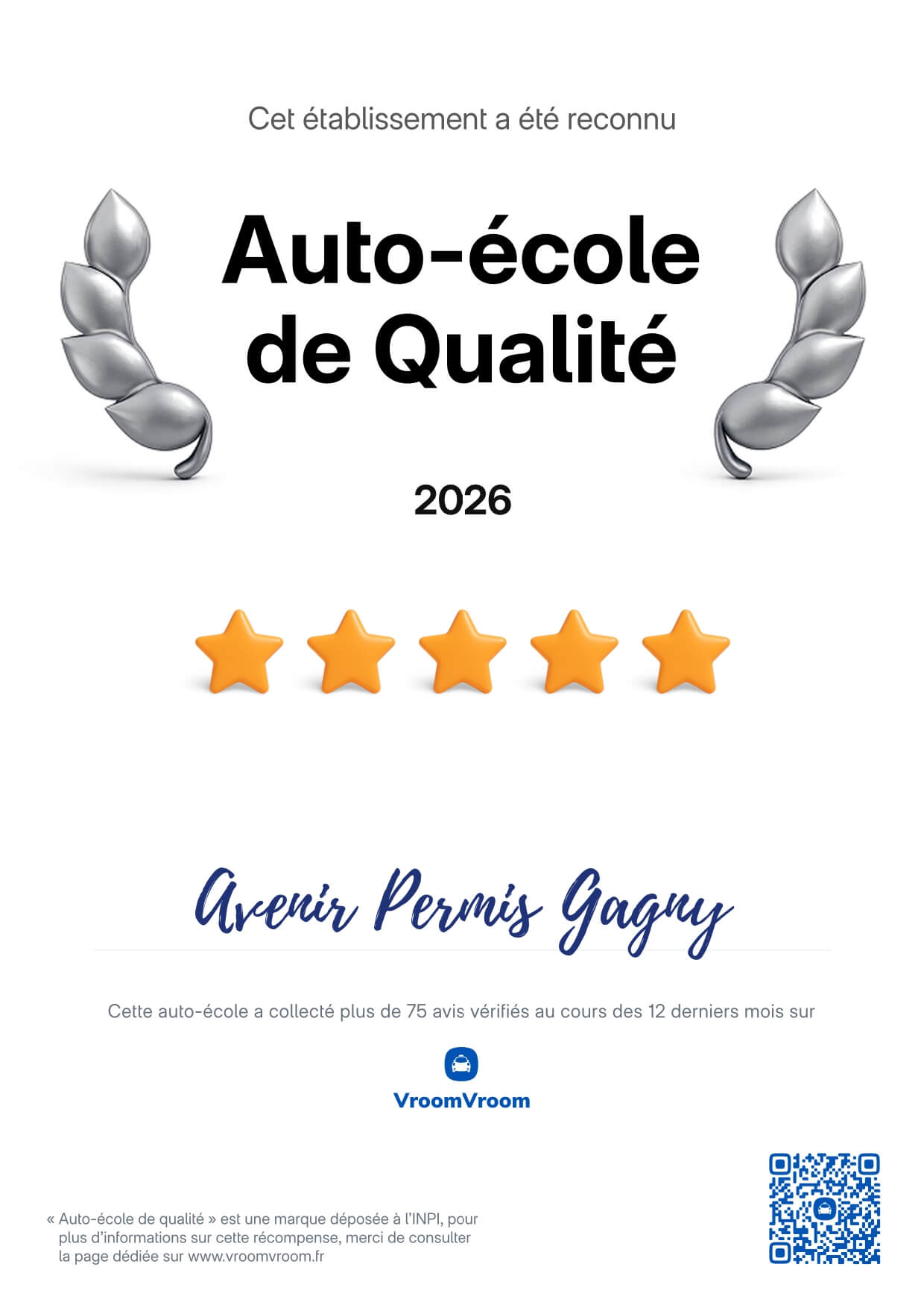 Avenir Permis Gagny 2026